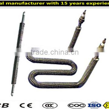 electric tubular finned heater for air duct heaters