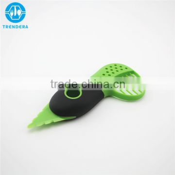 Unique design 3 in 1 plastic avocado pitter slicer