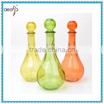 cheap glass decanter colored glass wine decanter