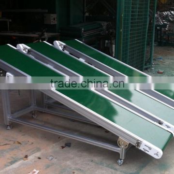 Aluminum Type Speed Adjustable Horizontal Movable Belt Conveyor