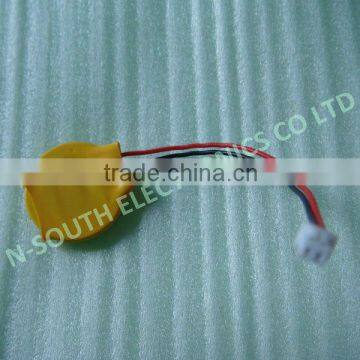 Button Cell Batteries bios batterie 3v with cable