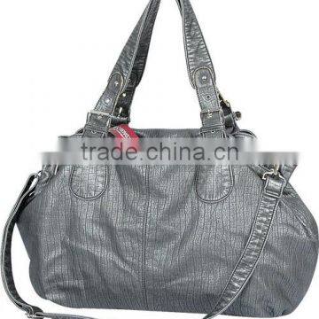2015 New Design Classical Dark Silver PU Leather Shoulder Bags Handbags photo-2