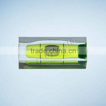high quality machined plastic level bubble vial RB-SQ151640