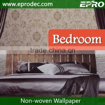 Foaming paper back good quality non woven wallpaper