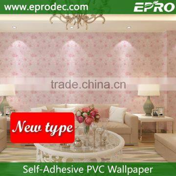 Modern customized adhesive vinyl wallpaper with great price