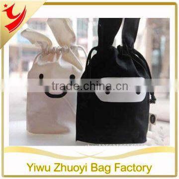 2014 Cute bunny Drawstring Bag