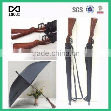 gun umbrella factory for all kind of advertising 27" stick cosplay umbrella