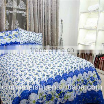 floral printing 80gsm polyester comforter set