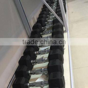 dumbbell, rubber dumbbell, hex dumbbell