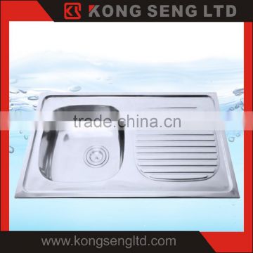 High quality Stainless steel 304 Deep draw Topmount sink -KS-TM-A49-1