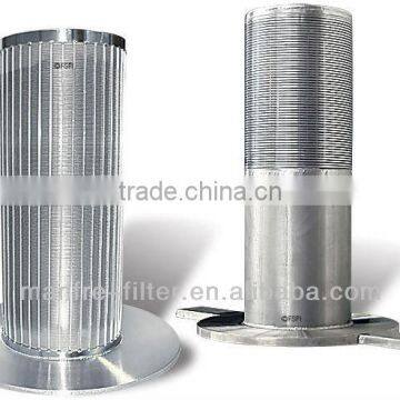 304 and 316 stainless steel Wedge wire cylinder filter element