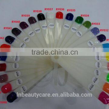 20 x False Nail Tip nail color charts display