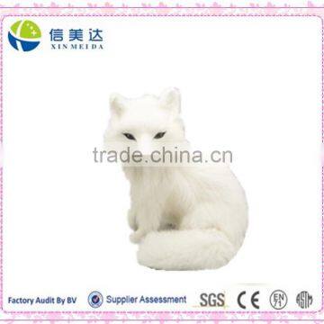 2015 Salable White Simulation fox plush toys