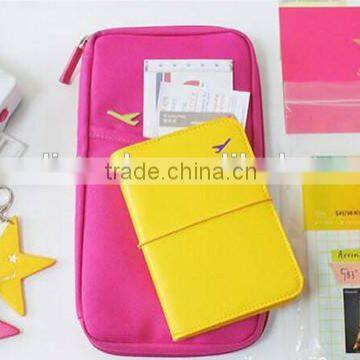 Fashion Travel Passport Holder Organizer Protector Cover Cute Card Case Wallet photo-3