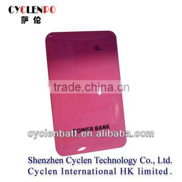 High hand lamps mobile portable power bank with 4400mah