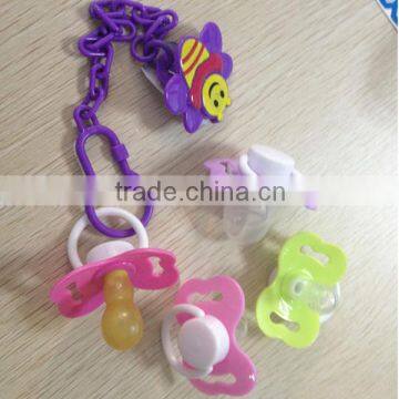 Hot Good Quality baby pacifier chain funny pacifier Best seller BPA free baby pacifier holder lovely baby pacifier