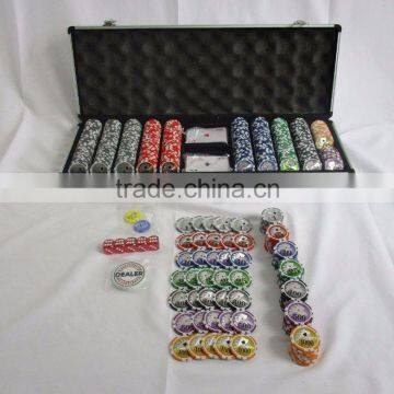 500pc 14 Gram Yin Yang Design Poker Chip Set