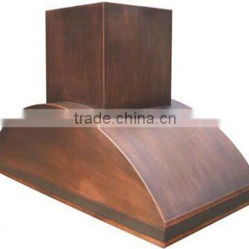 copper kitchen range hood