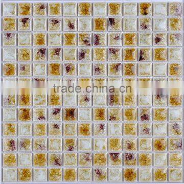 Artificial Ice Crack Mix Color Ceramic Mosaic Tile