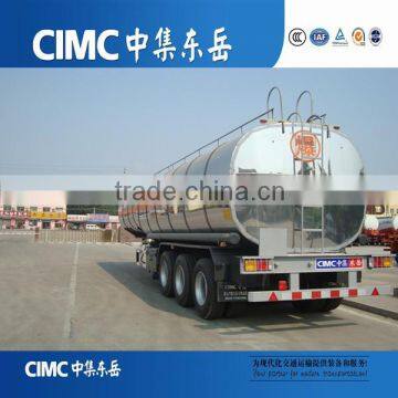CIMC Stainless Steel Chemical Liquid Transport Tank Semi Trailer photo-2