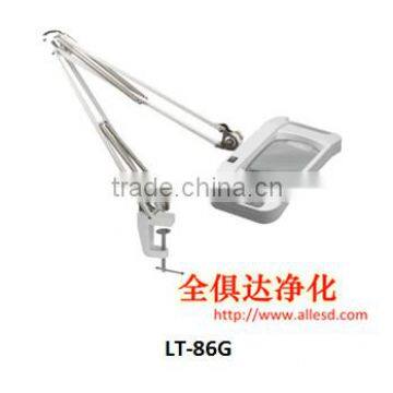 5X Rectangle Portable 20X LED Magnifying Lamp Vertical