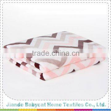 Newest sale good quality soft solid print baby blanket with good prices