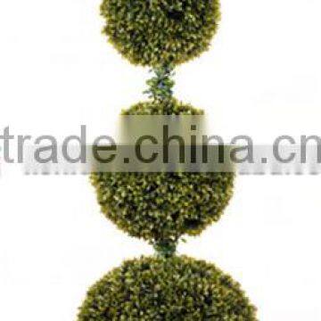 UV resistant artificial boxwood ball topiary tree