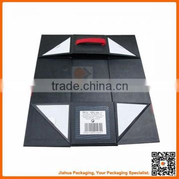 black structure paper folding gift box