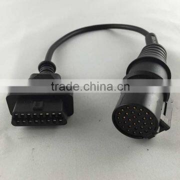 OBD2 cable FEMALE TO IVECO30P for obd connector trucks