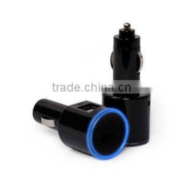 2.4Amps / 12W Dual USB Car charger Designed for Apple and Android Devices