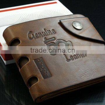 Cool Pocket Purse Credit Card Holder Mens Genuine Bifold Leather Wallet photo-2