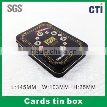 playing card tin box