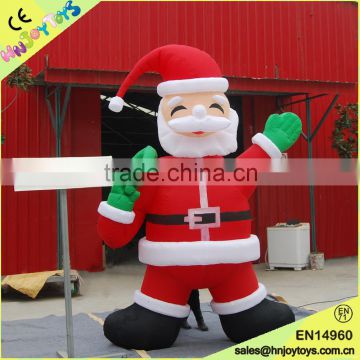 Christmas decoration inflatable Santa Claus, cartoon character santa claus for sale