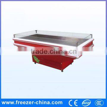 Frozen food and seafood freezer/used ice table display freezer/chest ice table