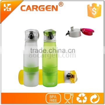 Latest arrival new large type high end frosted fruit infuser water bottle