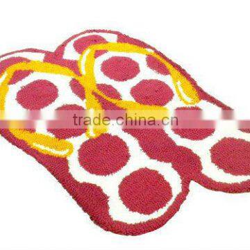 Foot shape Bath mats