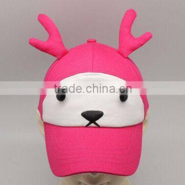 High quality soft cotton animal children hats