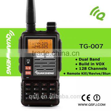 Wireless two way radio dual band radio 136-174mhz /245mhz/400-480mhz