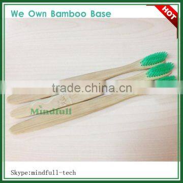 Soft Bristle Head Bamboo Handle Cheap Toothbrush China