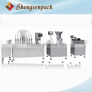 Automatic Bottle Liquid Filling Capping And Labeling Machine