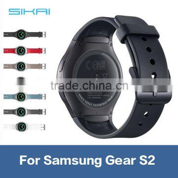 1:1 Original quality Replaceable Sweatproof Sport Watch Strap For Samsung Gear S2 Silicone Rubber Warch Strap