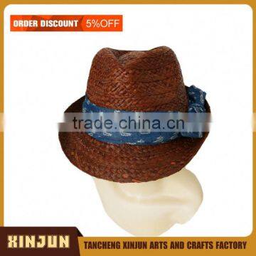 DISCOUNT PANAMA FEDORA STRAW HAT photo-5