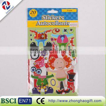 Cute new cartoon Puffy Sticker for Kids