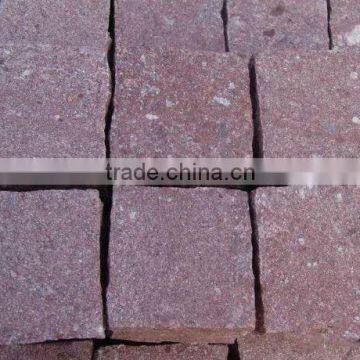 natural red porphyry pavers