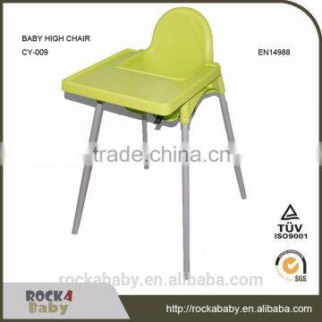 hot selling Eco-friendly infant baby dining high chair baby feeding highchair