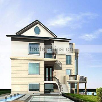 Low Price Prefab House Light steel structure villa China Prefabricated Houses