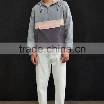 Good Quality Custom With Pocket 100% Cotton Light Weight With Hood Guangzhou Manufacturehalf Zipper Tone Men Oversized Hoodie photo-6