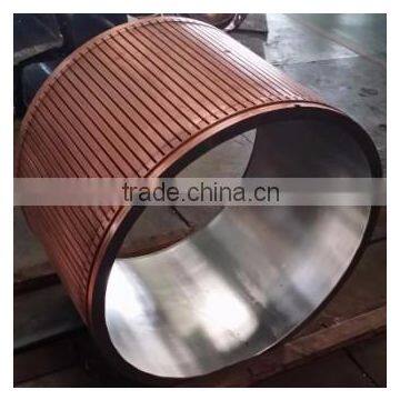 round copper mould tube for continuous casting machine