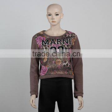 F5W14050 Print Cropped Sweatshirt