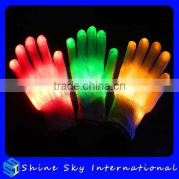 Factory Directly Led Party Supplies Light Up Gloves Rave Dancing Gloves